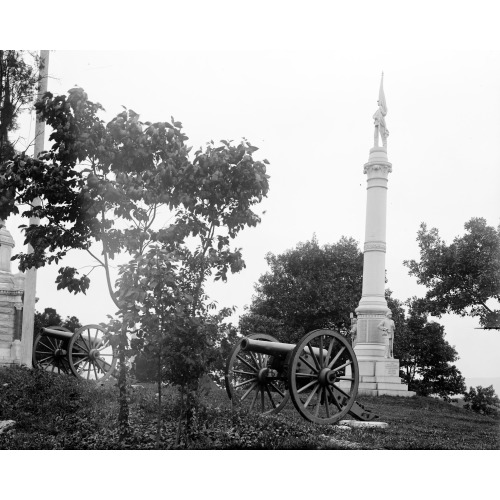 3rd Maryland Infantry, C.S.A. Monument, Chattanooga, View 1, circa 1918-1920