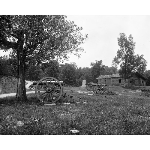 Cannons At Chickamauga And Chattanooga Military Park, circa 1918-1920