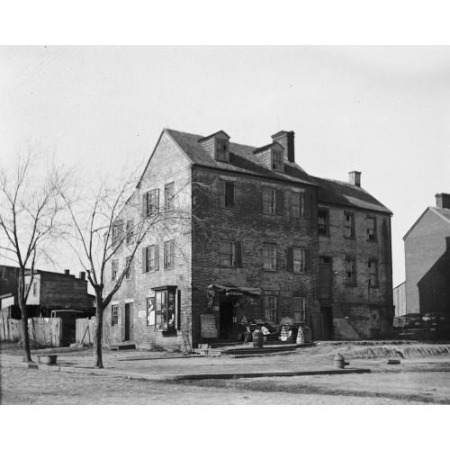 Old House, 1st & N, Nebraska, Washington, D.C., circa 1918
