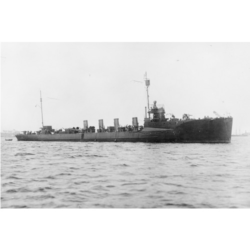 U.S.S. Preston, circa 1918