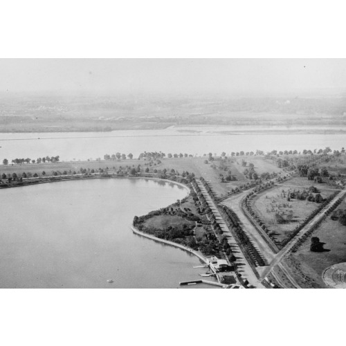 Speedway From Monument, circa 1918