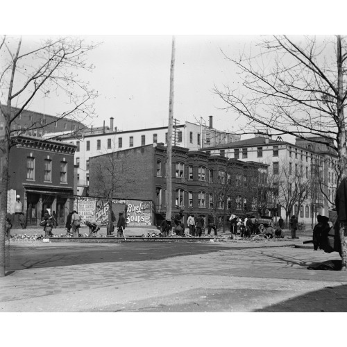 Homes On Site Of New Port Office In Wash., D.C., circa 1918