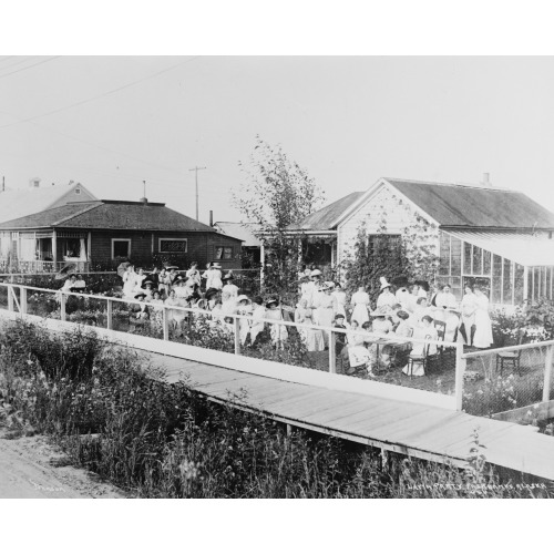 A Lawn Party Fairbanks Alaska, circa 1918