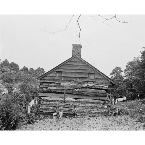 Old House In Virginia, circa 1918, View 1