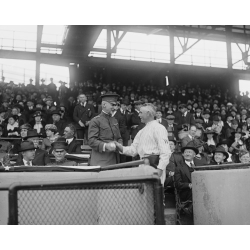 Opening Game, 1919--Griffith & Marsh