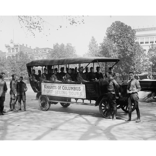 K Of C Wounded Soldiers Sightseeing, 1919