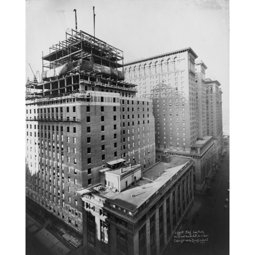 Liggett Bldg. Iron Work, 42 St. And Vanderbilt Av., 1921