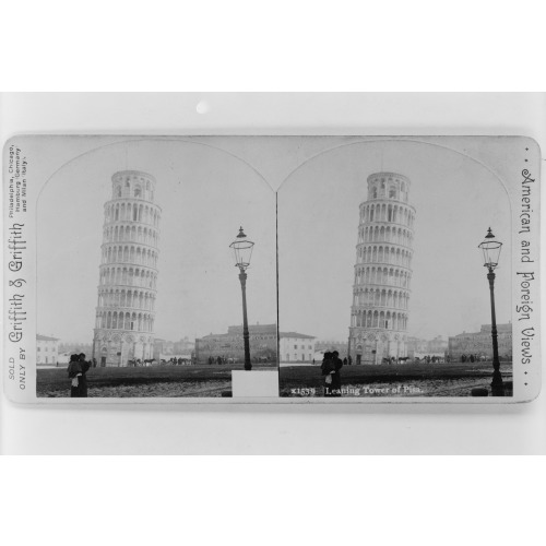 Leaning Tower Of Pisa, 1898