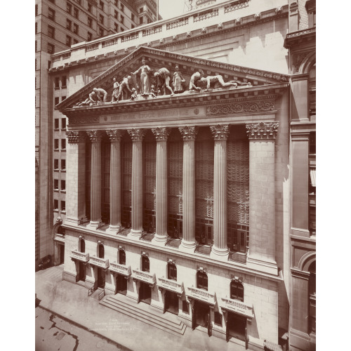 New York Stock Exchange, Broad Street, 1908