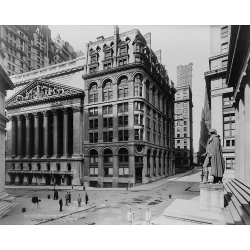 New York Stock Exchange And Wilks Bldg., 1921