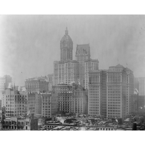 Singer, City Investing & Hudson Terminal Bldgs., 1909