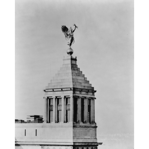 Telephone & Telegraph Bldg., Statue Electricity, 1917