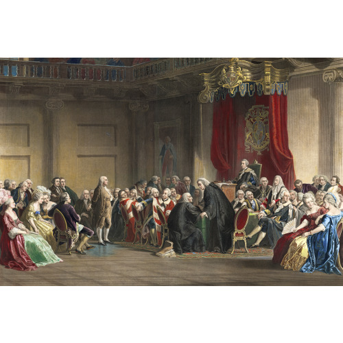 Franklin Before The Lord's Council, Whitehall Chapel, London, 1774