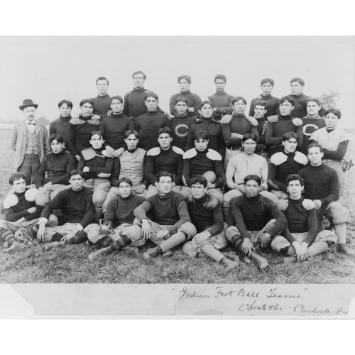 Indian Foot Ball Teams, 1899