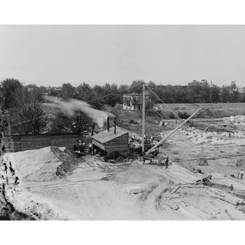 Laying Of The Foundation Of The Jefferson Building Of The Library Of Congress, Washington, D.C....