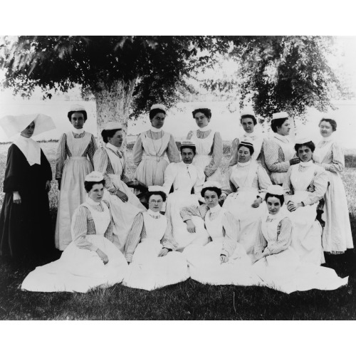 Staff Of Providence Hospital, 1895