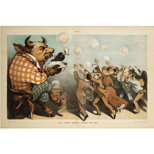 Wall Street Bubbles; - Always The Same, 1901