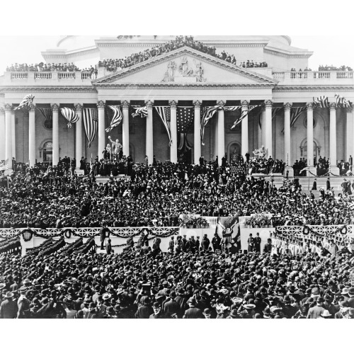 Crowd At Inauguration Of Theodore Roosevelt, 1905