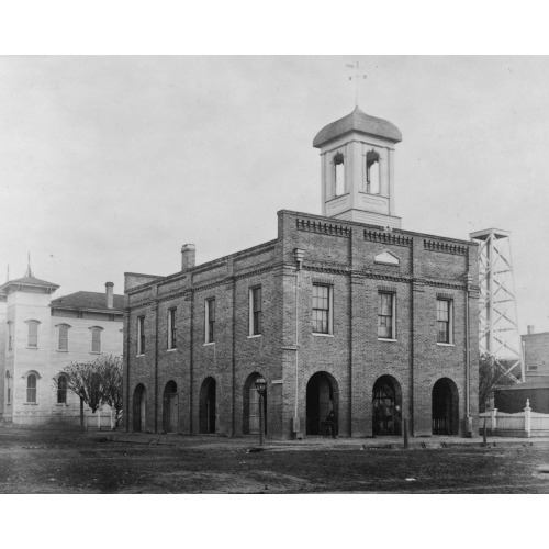 Library - City Hall & Hose Tower - Thomasville, Georgia, circa 1884