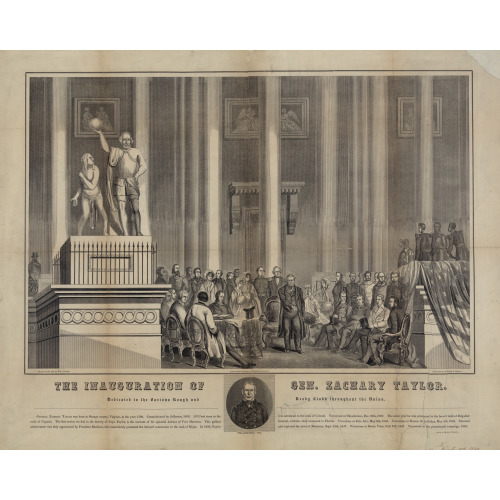 The Inauguration Of Gen. Zachary Taylor--Dedicated To The Various Rough And Ready Clubs...