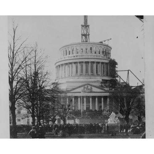 Inauguration Of President Lincoln At U.S. Capitol, March 4, 1861