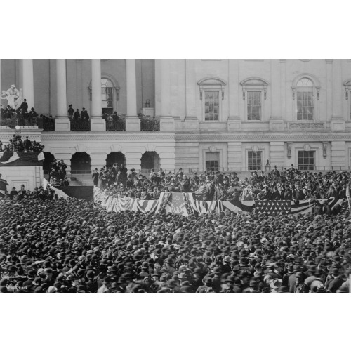 President Mckinley Making His Inaugural Address March 4, 1897