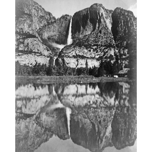 Yosemite Falls In Reflection, 1906
