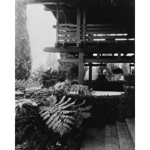 David Berry Gamble House, 4 Westmoreland Place, Pasadena, California. View To Sleeping Porch, 1917
