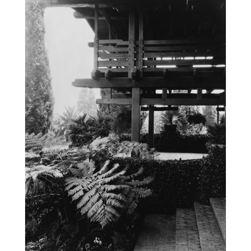 David Berry Gamble House, 4 Westmoreland Place, Pasadena, California. View To Sleeping Porch, 1917