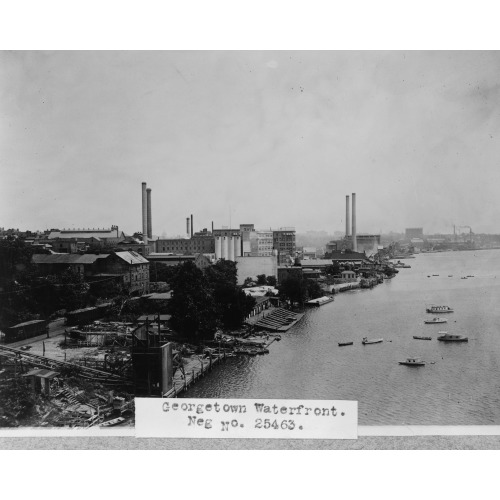 Georgetown Waterfront, circa 1909