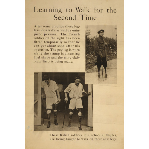 Learning To Walk For The Second Time, 1919