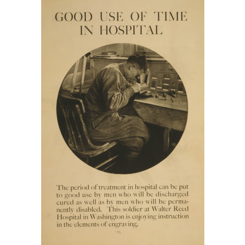 Good Use Of Time In Hospital, 1919