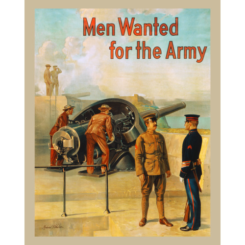 Men Wanted For The Army, circa 1910