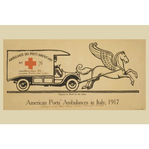American Poets' Ambulances In Italy, 1917