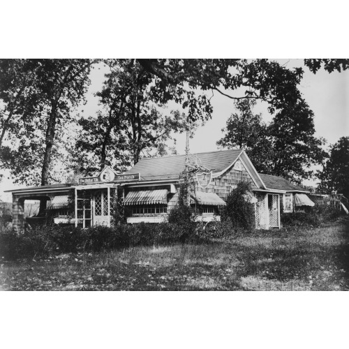 Exterior Of The Better 'ole Tea Porch, Brookhaven, New York, circa 1890