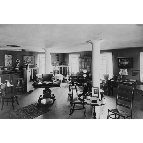 Interior Of Cup & Saucer Tea Room, Browns Mills In The Pines, New Jersey, circa 1890