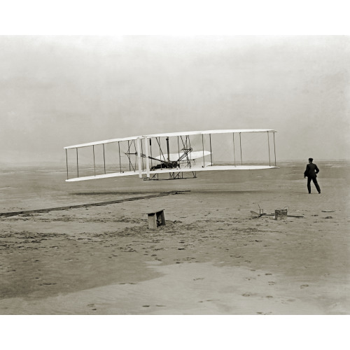 Wright Brothers First Flight, Kitty Hawk, North Carolina, 1903