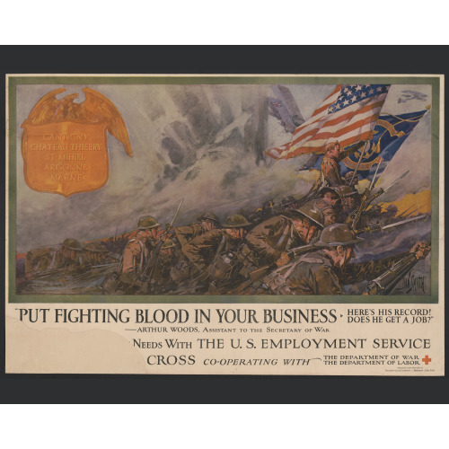 Put Fighting Blood In Your Business Here's His Record! Does He Get A Job! --Arthur Woods...
