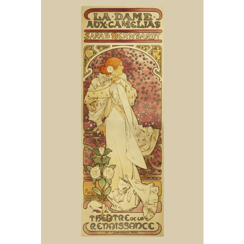 La Dame Aux Camelias--Sarah Bernhardt Theatre De La Renaissance/, 1896