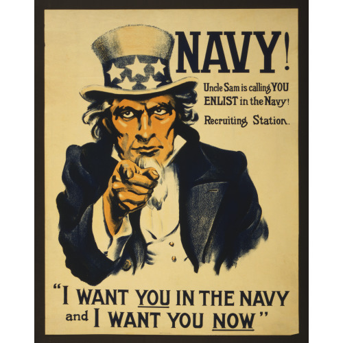 Navy! Uncle Sam Is Calling You--Enlist In The Navy!, 1917