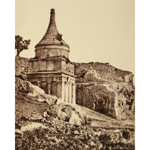 Absalom's Tomb, Jerusalem, circa 1862