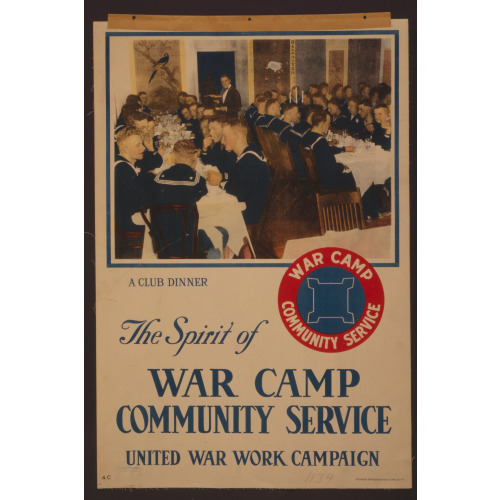 The Spirit Of War Camp Community Service, 1918