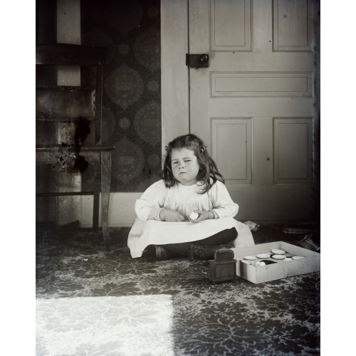 Bertha Wright, Age Five, Niece Of The Wright Brothers, Daughter Of Lorin Wright, 1901