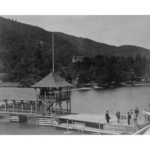 Silver Bay Landing, Lake George, 1904