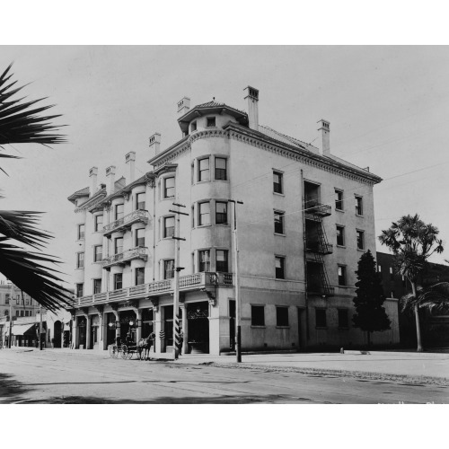 Hotel St. James, View From Beautiful St. James Park, San Jose, Cal., 1903