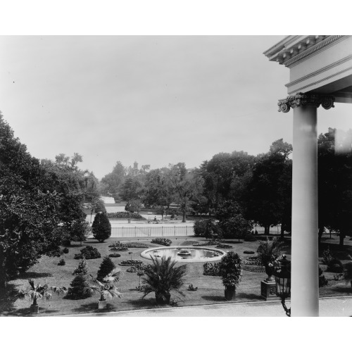 White House, 1600 Pennsylvania Avenue, Washington, D.C. View From Second Floor Bedroom To North...