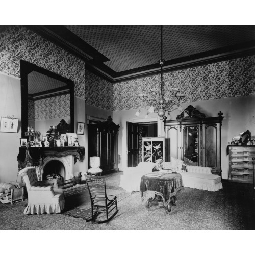 Bedroom In The White House, Washington, D.C., 1893