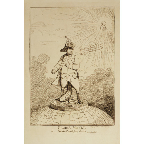 Gloria Mundi, Or The Devil Addressing The Sun - Pare. Lost, Book IV, 1782