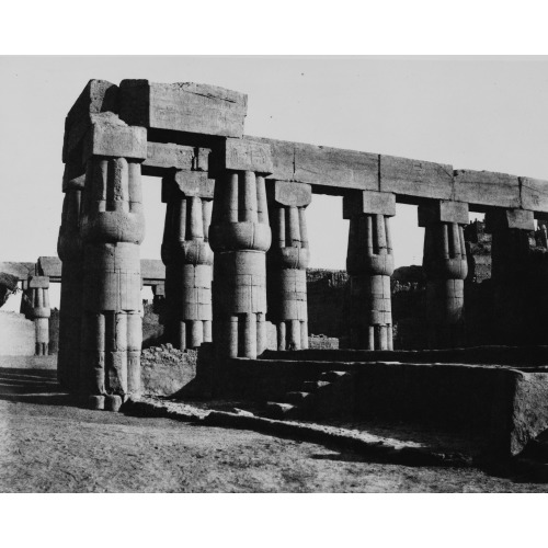 Louksor (Thebes) - Construction Posterieure - Galeries Paralleles, 1851