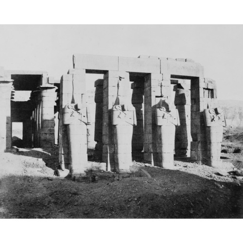 Gournah (Thebes) - Palais Dit Le Memnonium, 1851